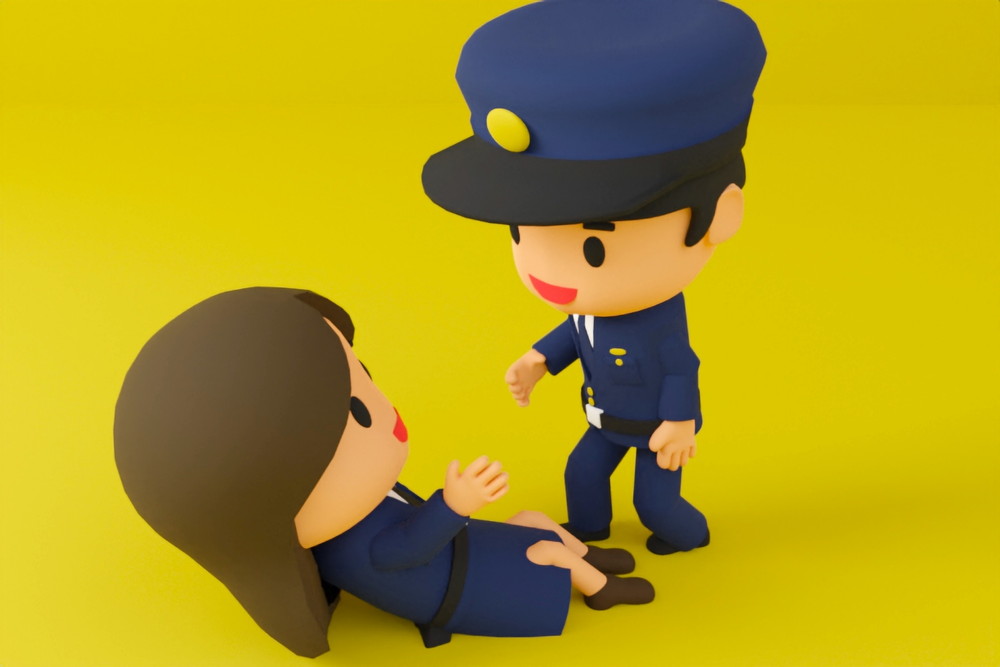 警察官のイメージイラスト