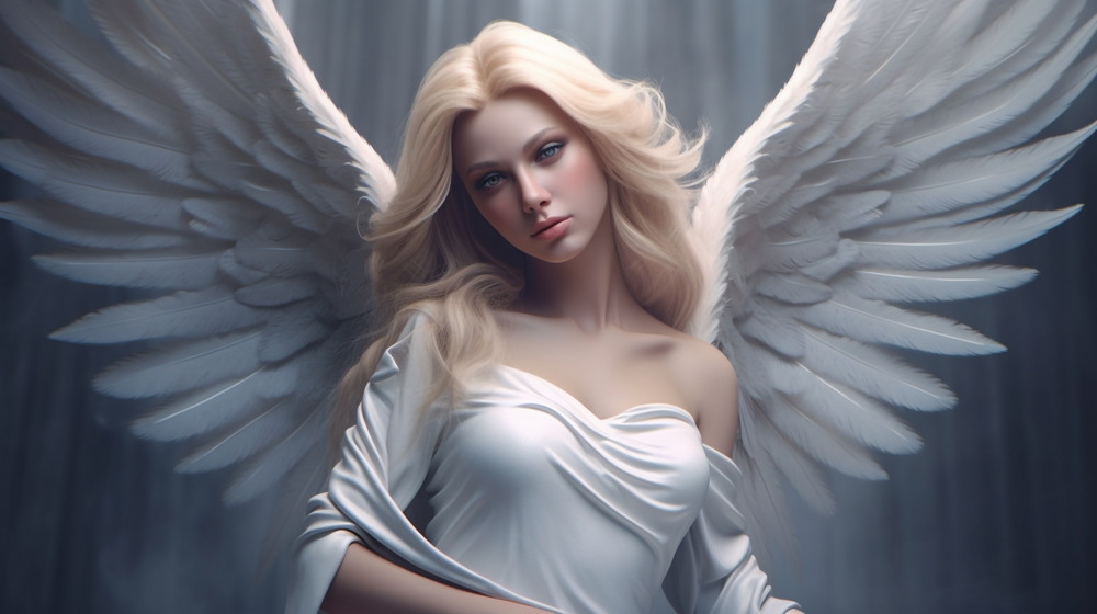 翼の生えた天使