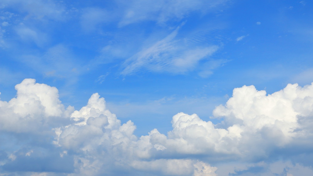 青空と雲